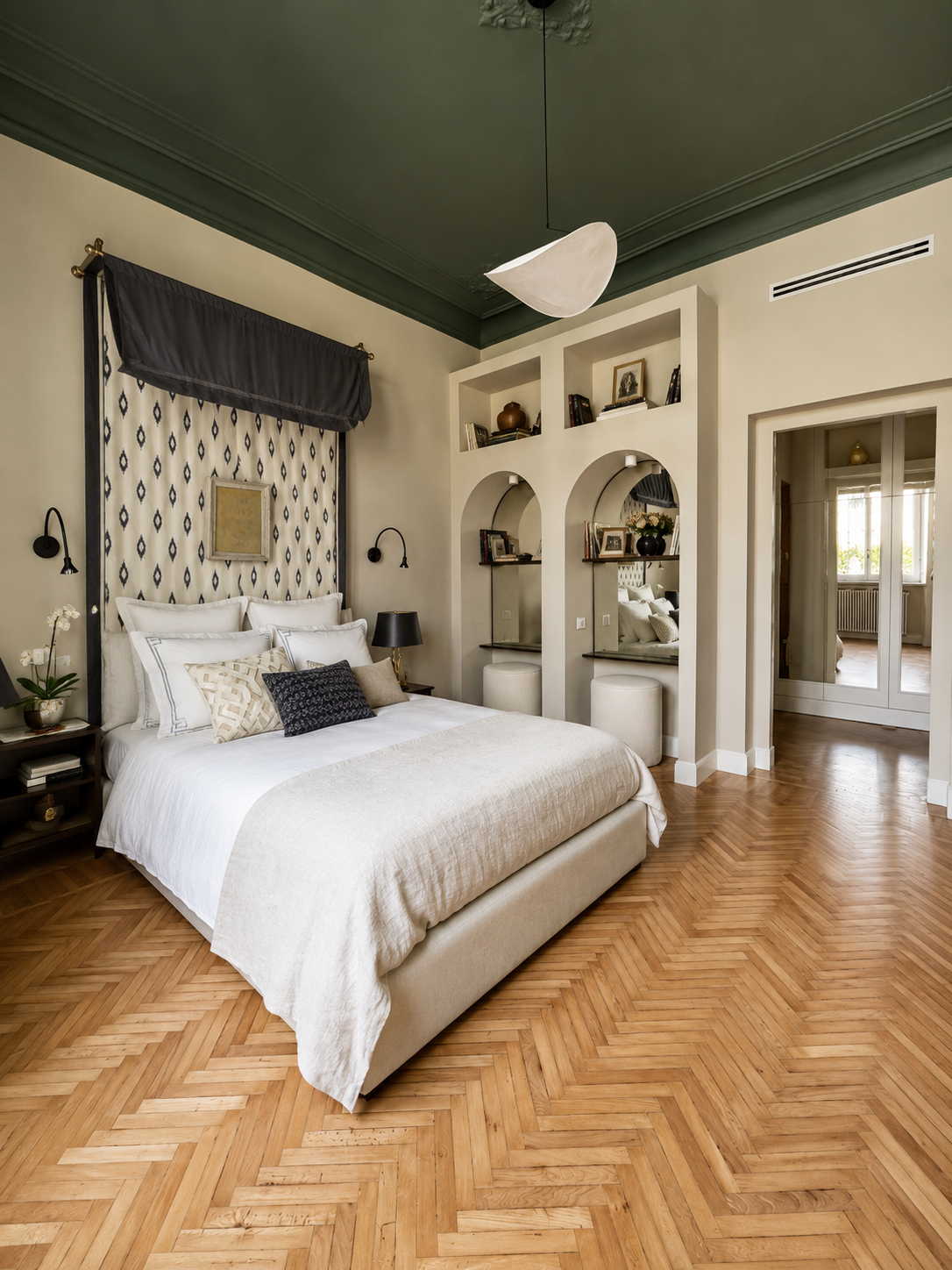 Progetto Via Ravizza, camera da letto